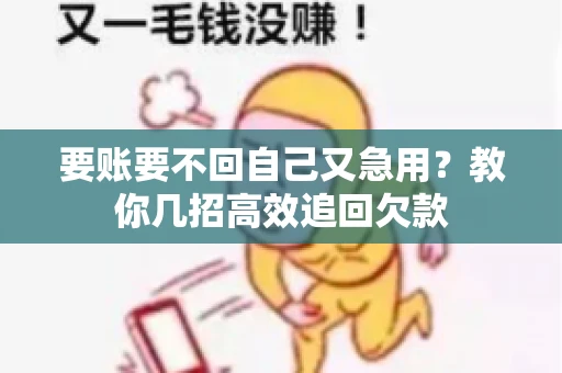 要账要不回自己又急用？教你几招高效追回欠款